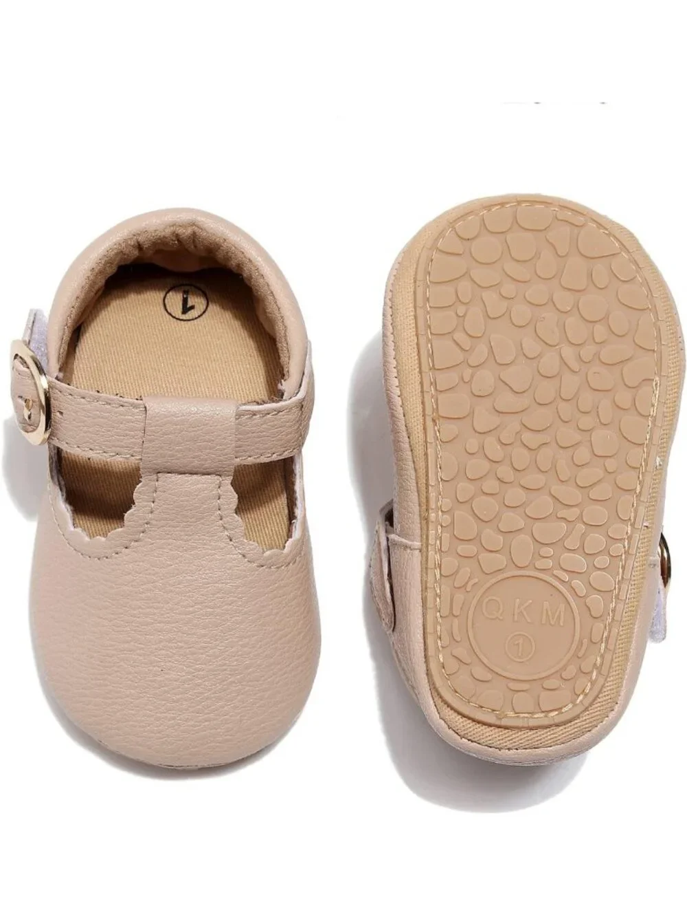 Adorable Infant Mary Jane Flats - Non-Slip Baby Girl Moccasins for Newborns